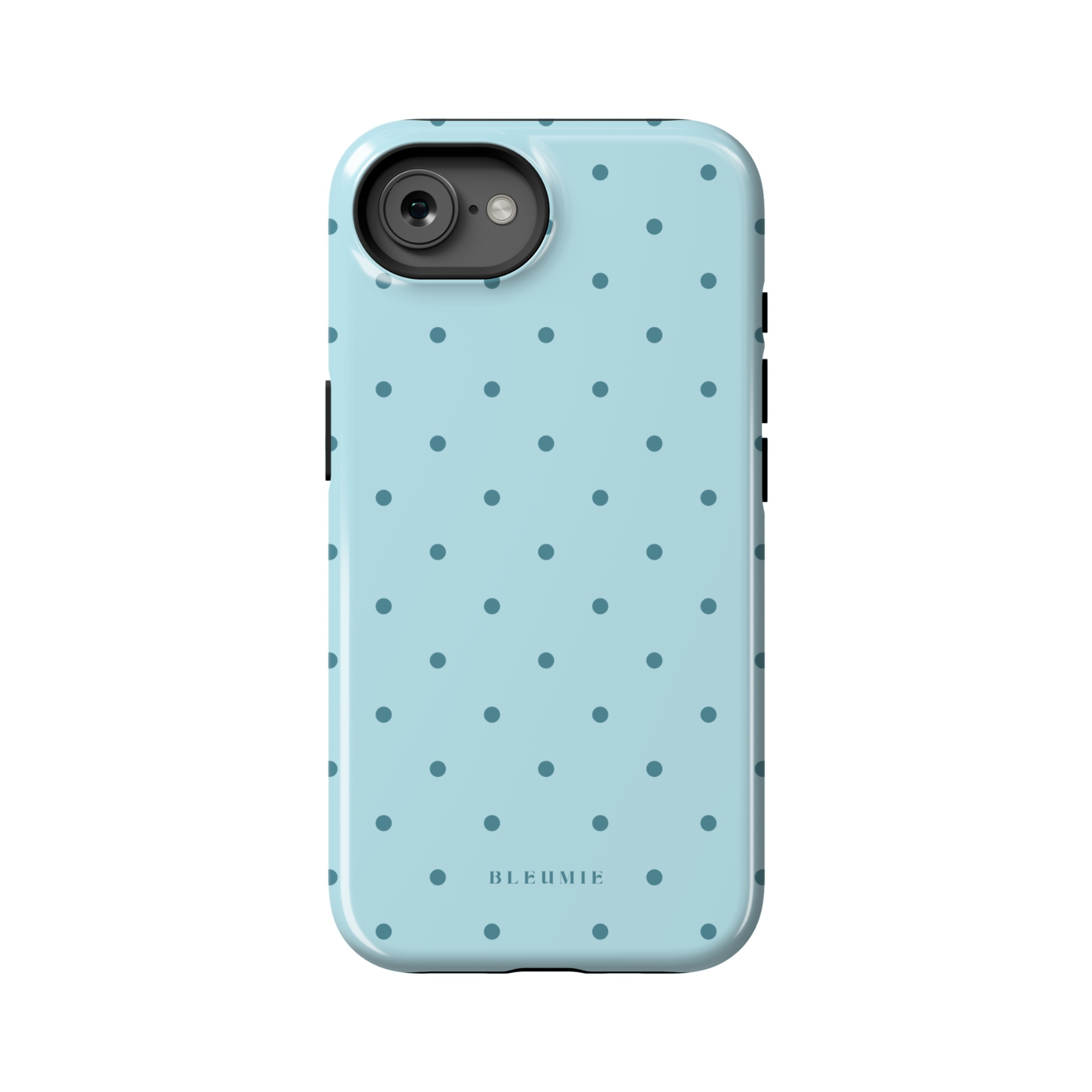 Mint Polka Dot MagSafe Case iPhone 16e BLEUMIE