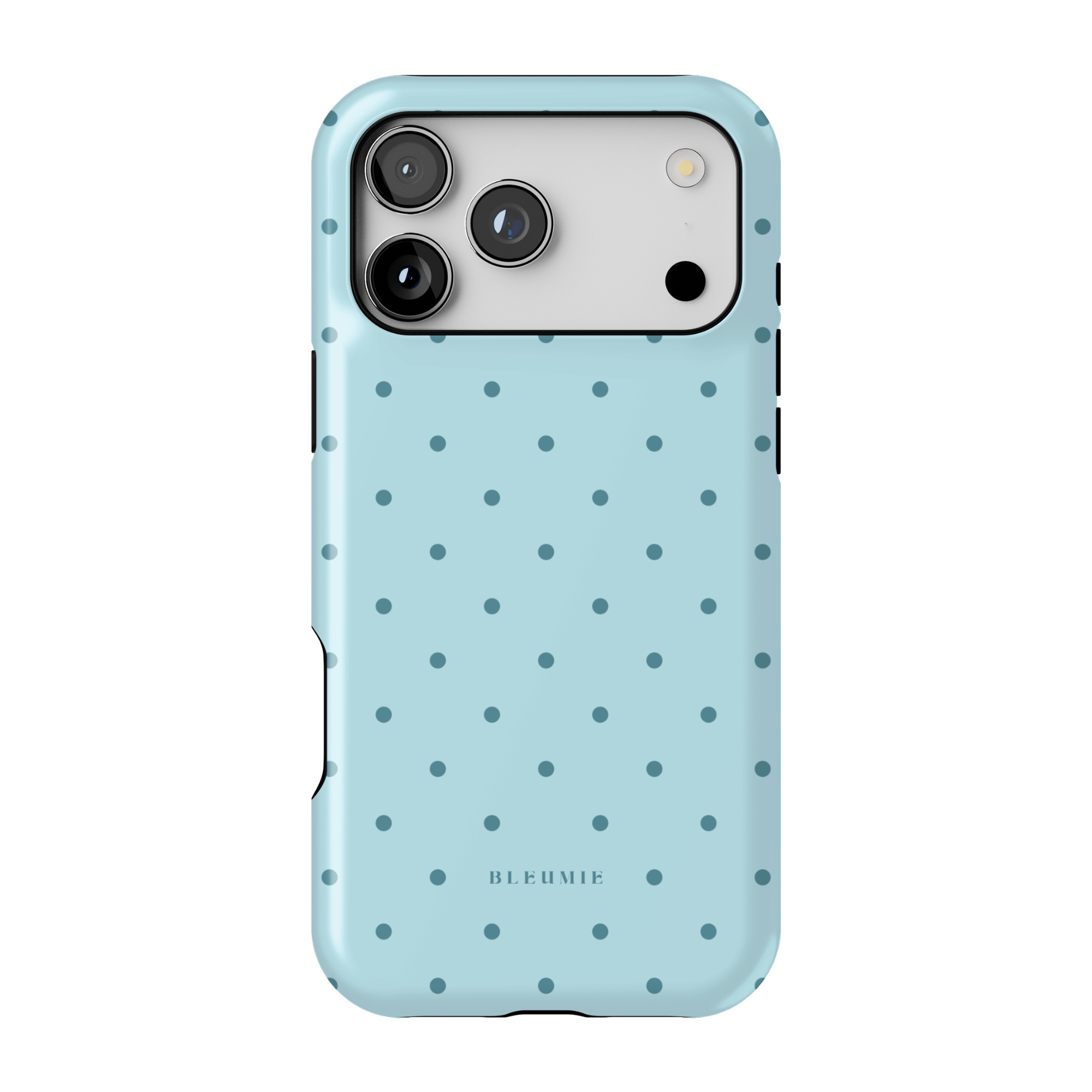 Mint Polka Dot MagSafe Case iPhone 17 Pro Max BLEUMIE
