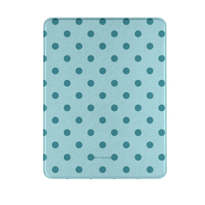 Mint Polka Dot Magnetic iPad Case BLEUMIE