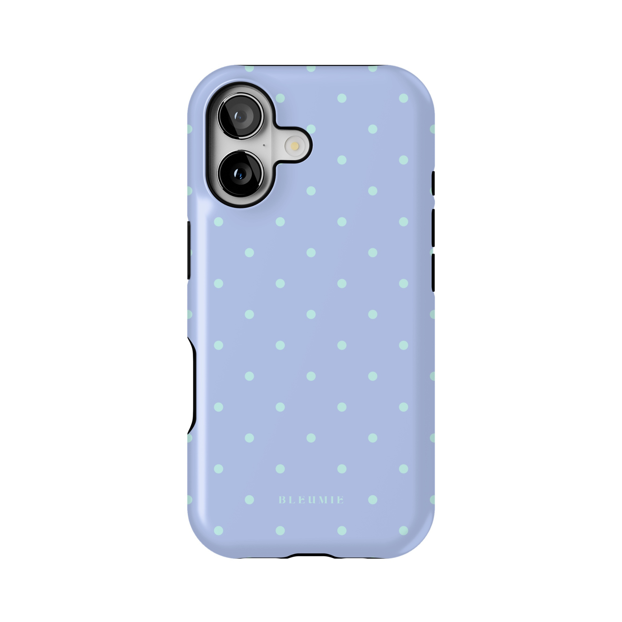 Periwinkle Polka Dot MagSafe Case iPhone 17 BLEUMIE