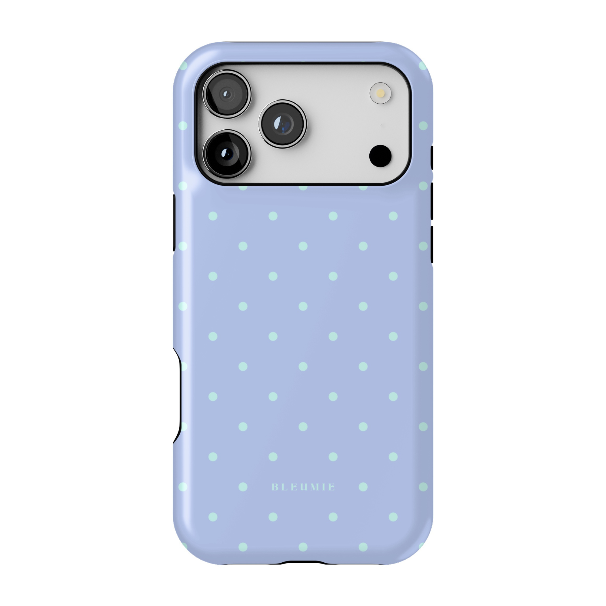 Periwinkle Polka Dot MagSafe Case iPhone 17 Pro Max BLEUMIE