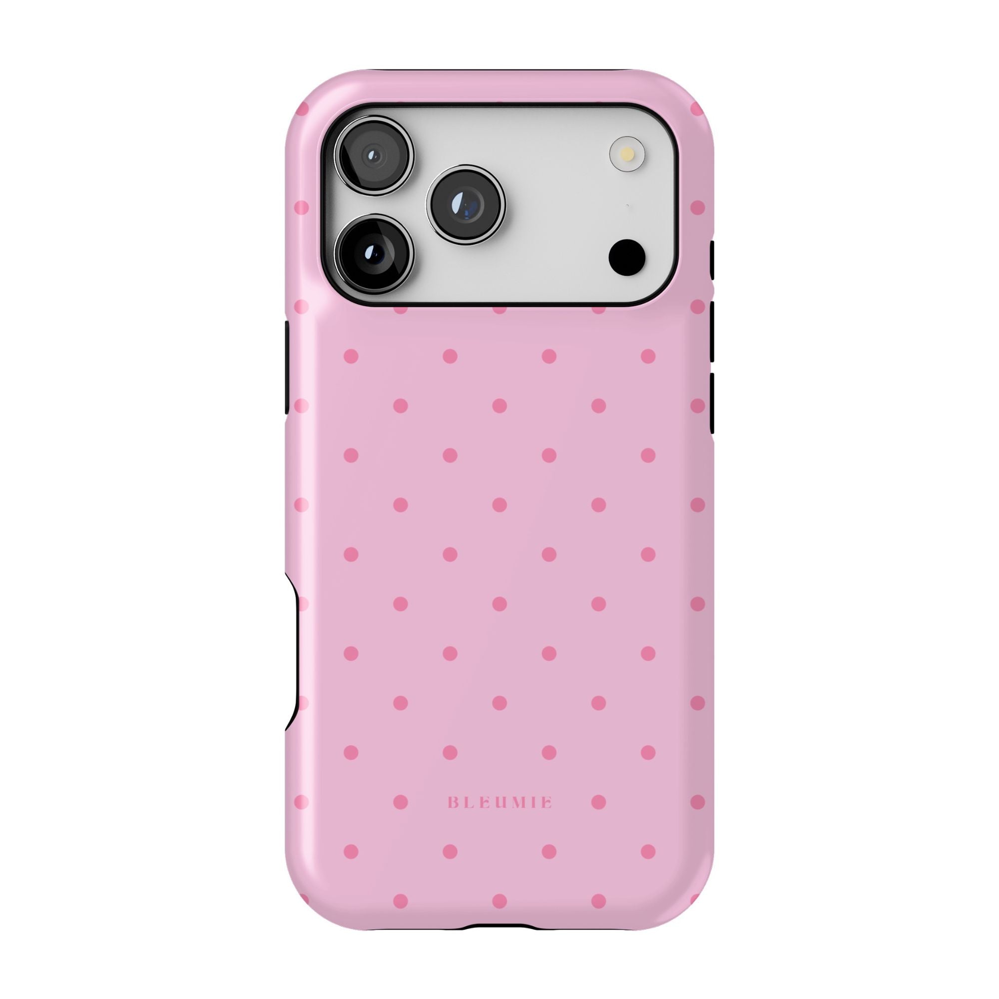 Pink Polka Dot MagSafe Case iPhone 17 Pro Max BLEUMIE