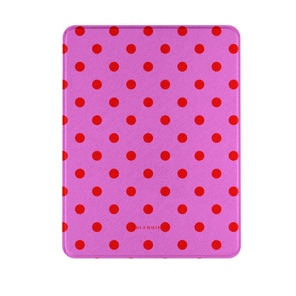 Pinka Polka Dot Magnetic iPad Case BLEUMIE