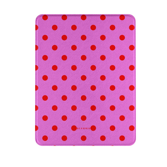Pinka Polka Dot Magnetic iPad Case BLEUMIE