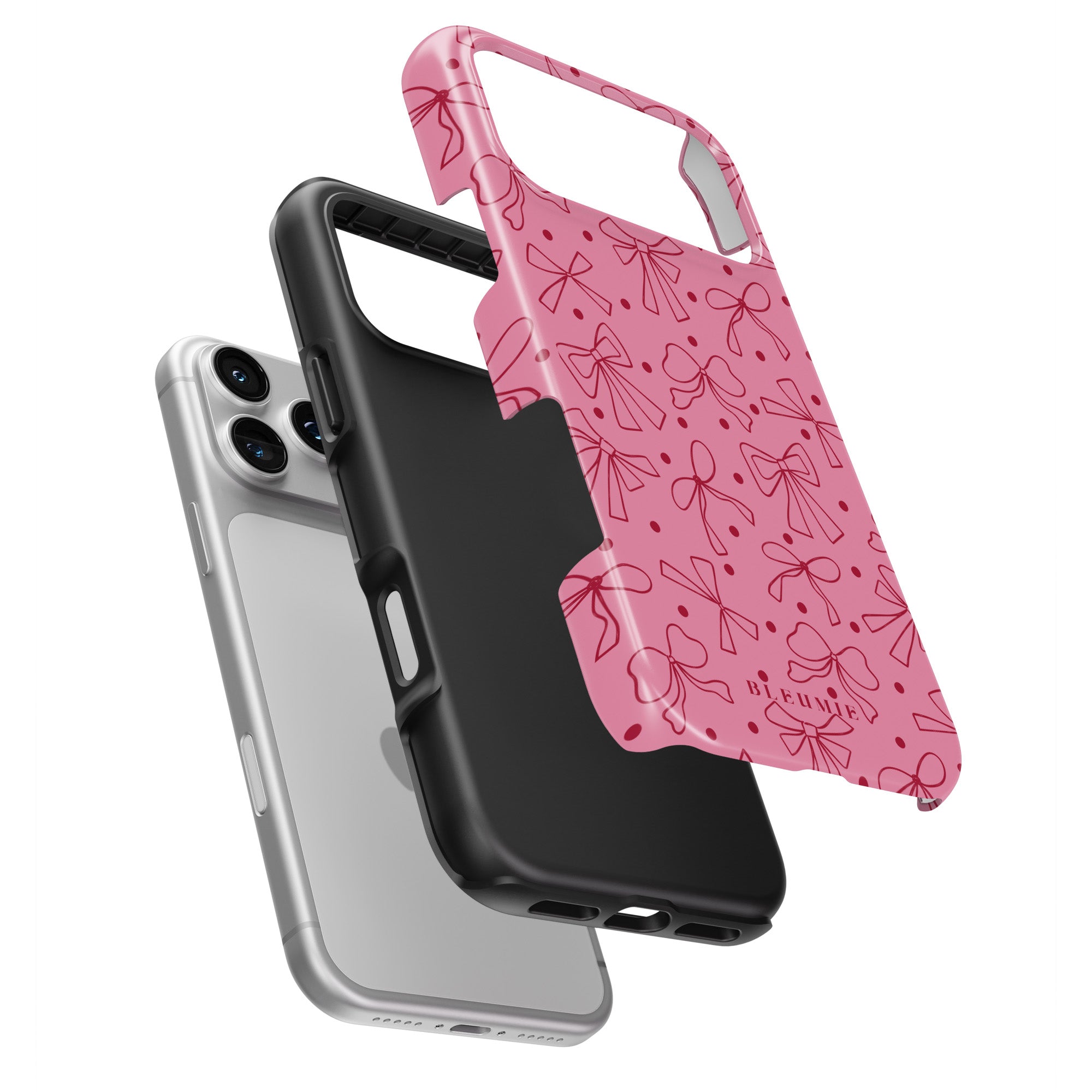 Polka Dot Bows Tough Phone Case