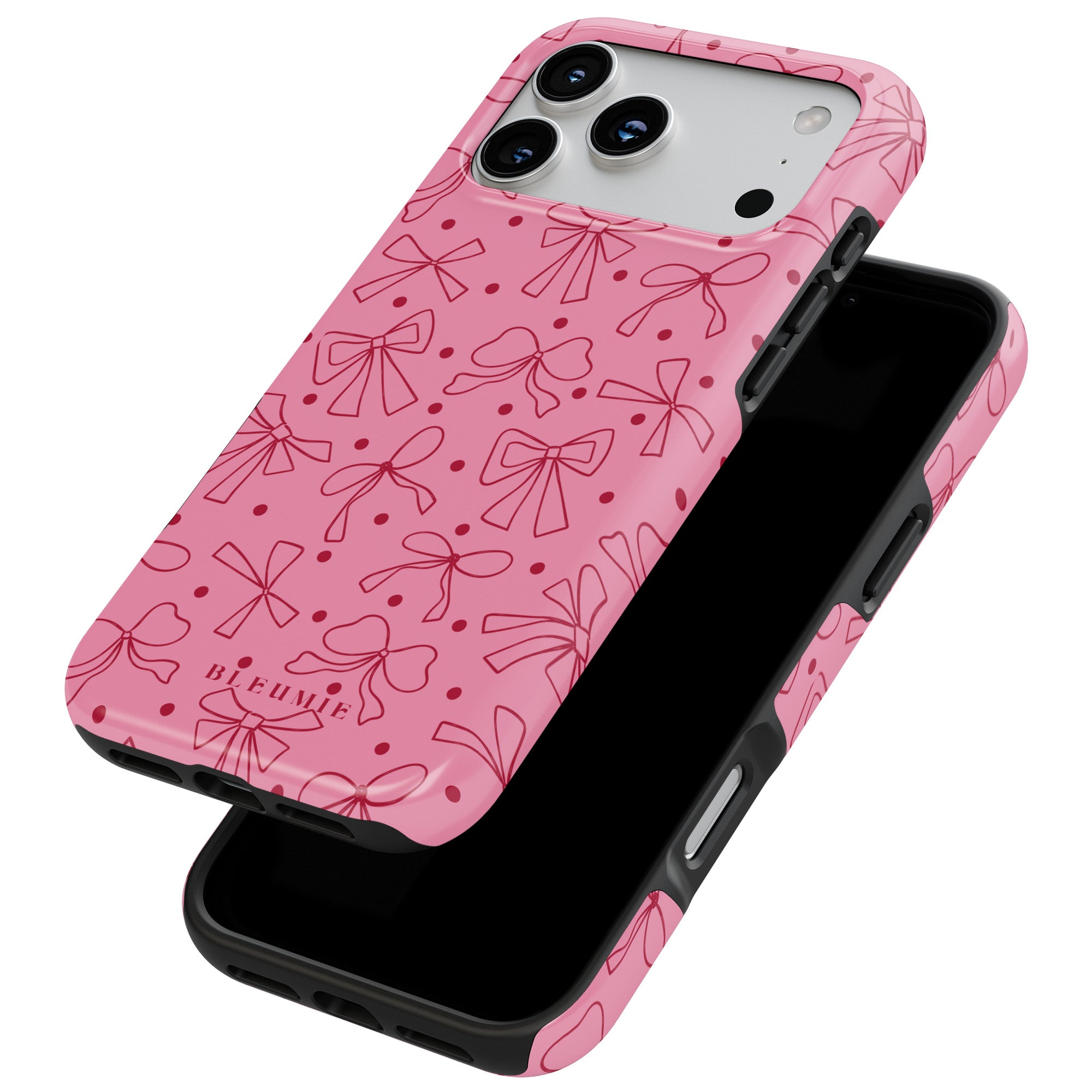 Polka Dot Bows Tough Phone Case