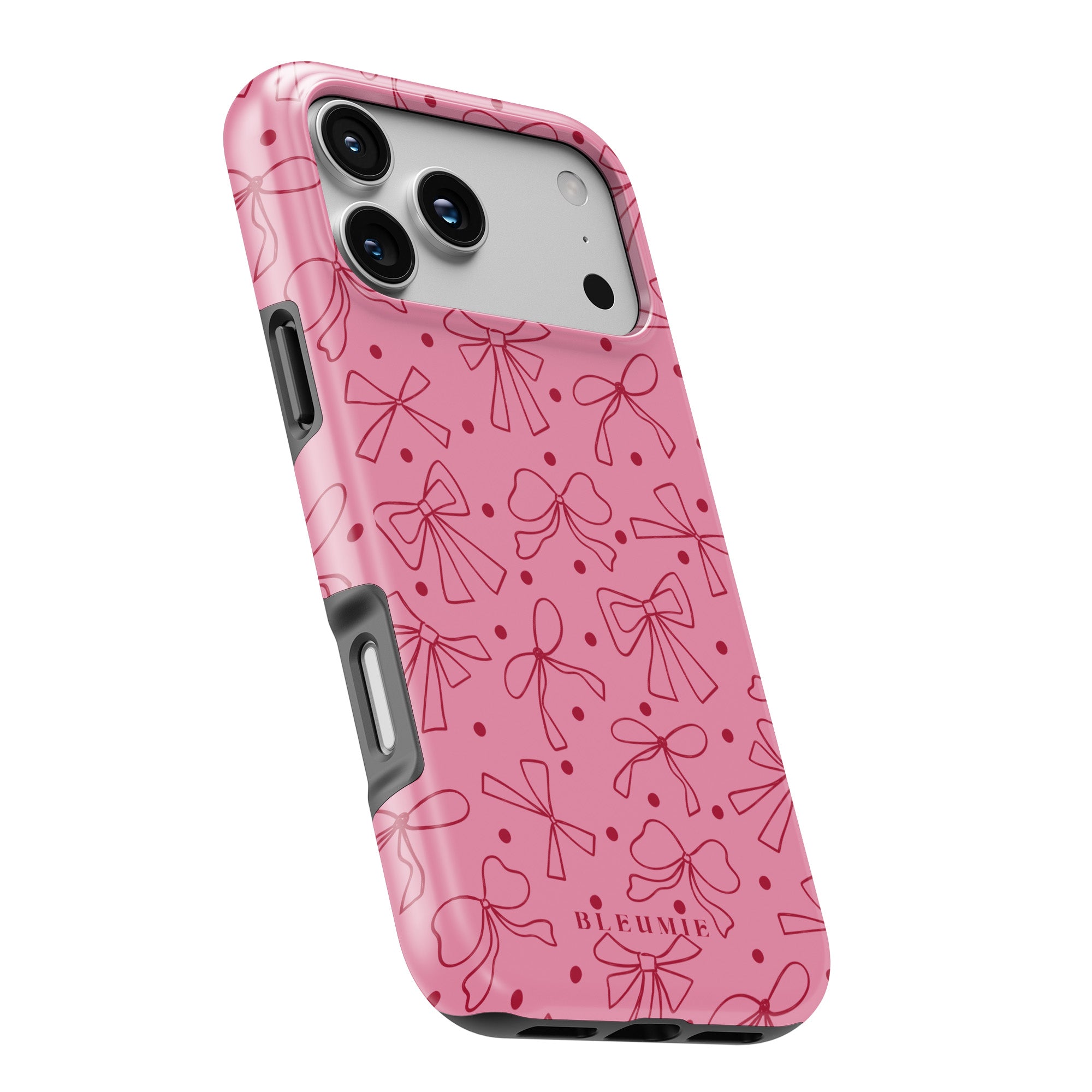 Polka Dot Bows Tough Phone Case