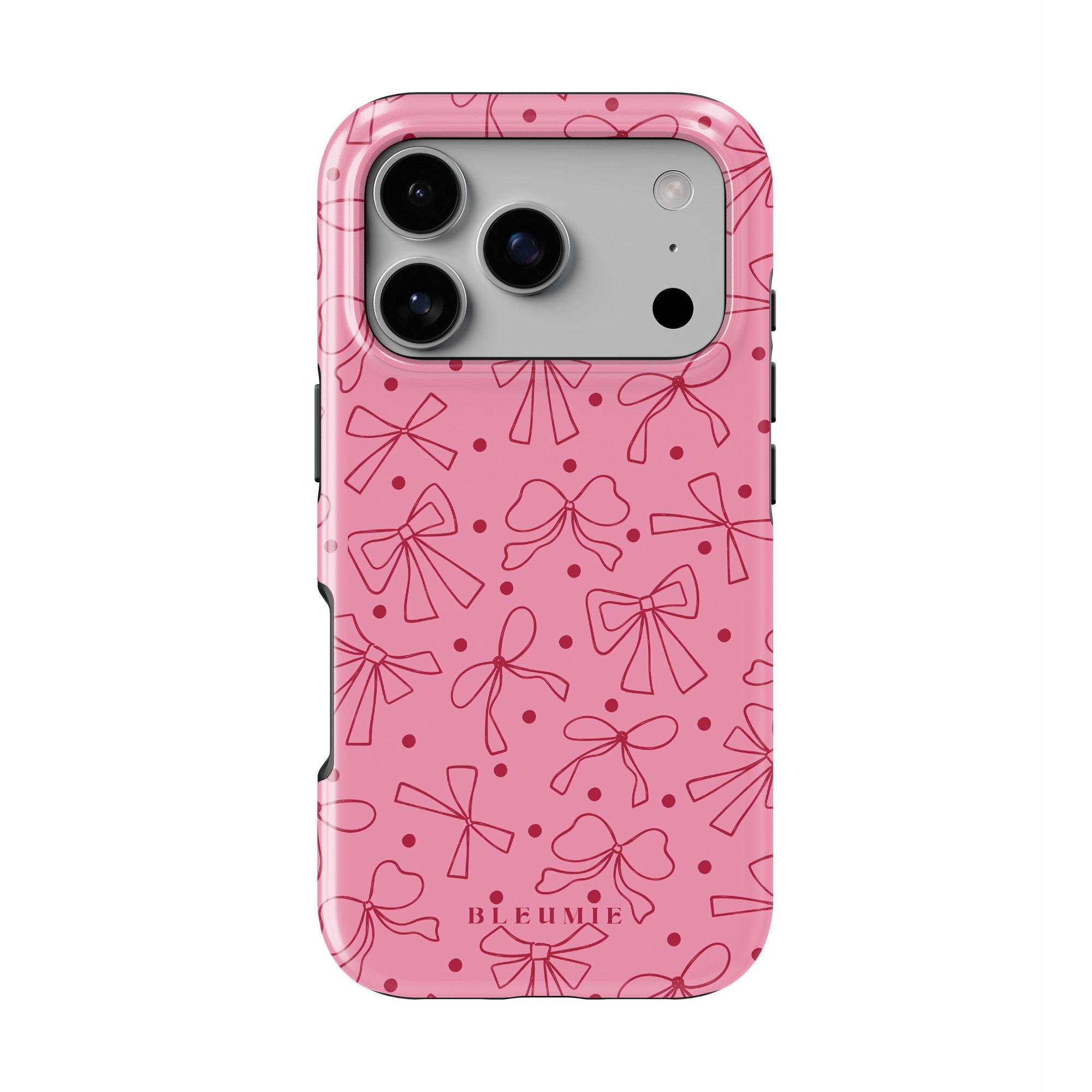 Polka Dot Bows Tough Phone Case