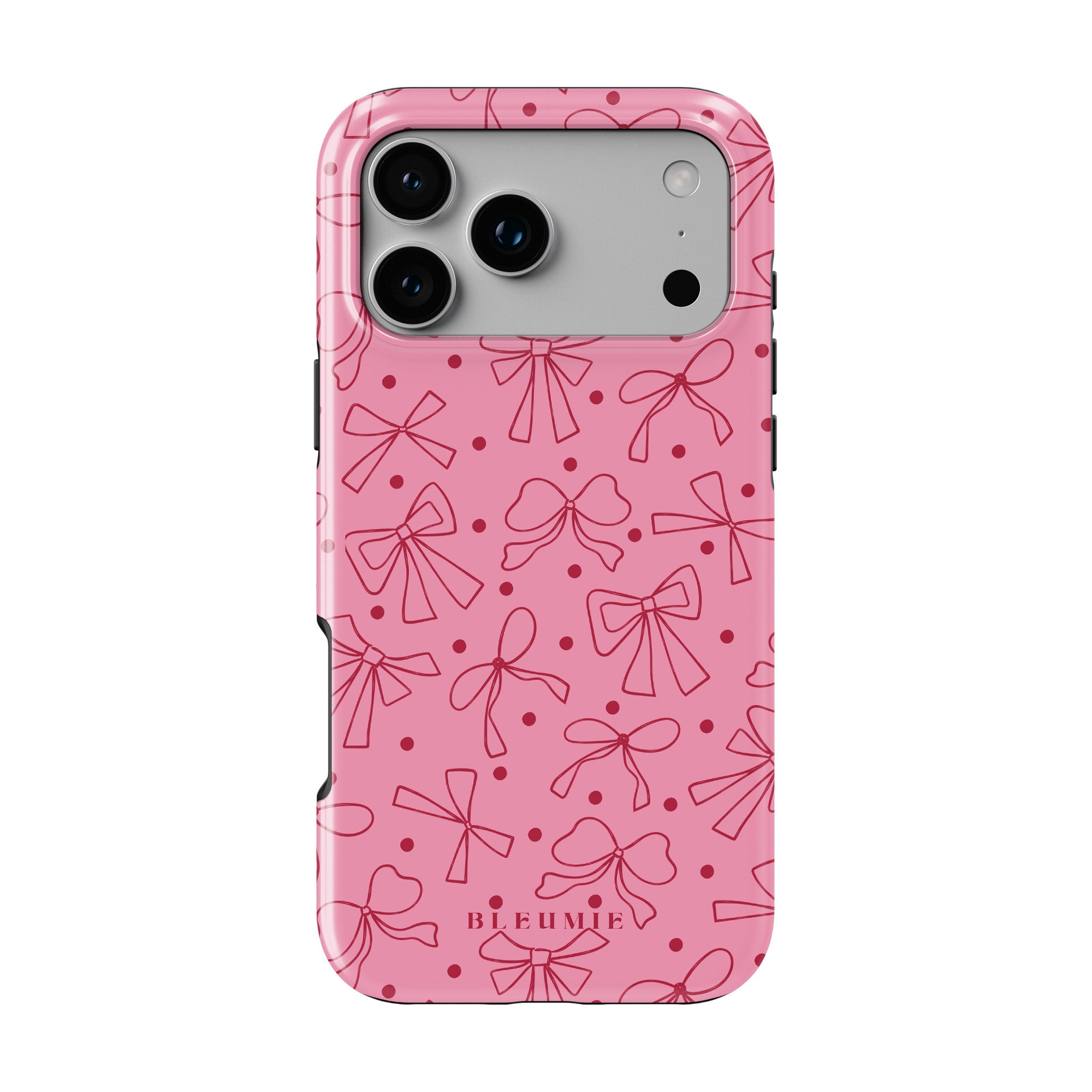 Polka Dot Bows Tough Phone Case