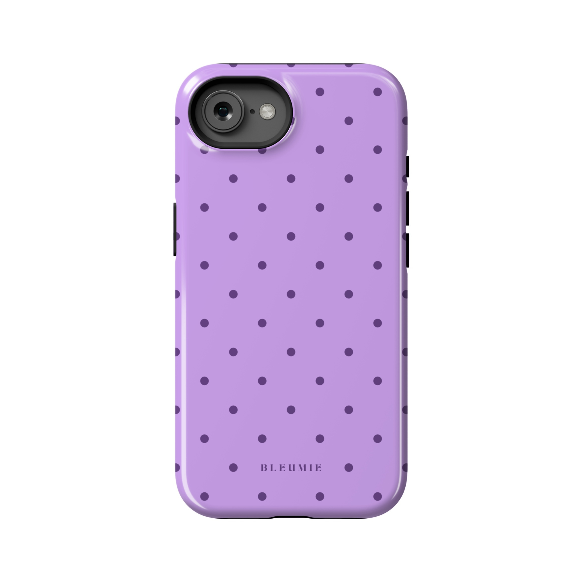 Lavender Polka Dot MagSafe Case iPhone 16e BLEUMIE