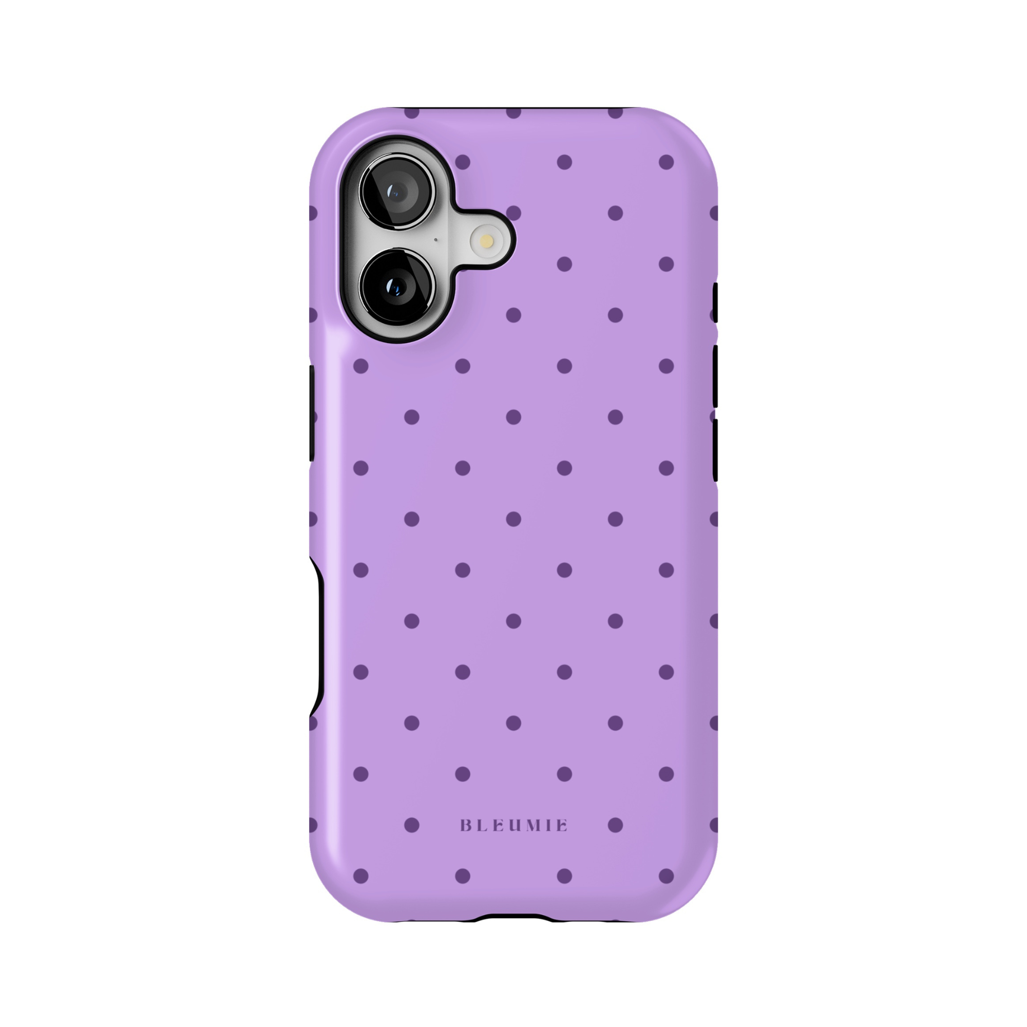 Lavender Polka Dot MagSafe Case iPhone 17 BLEUMIE