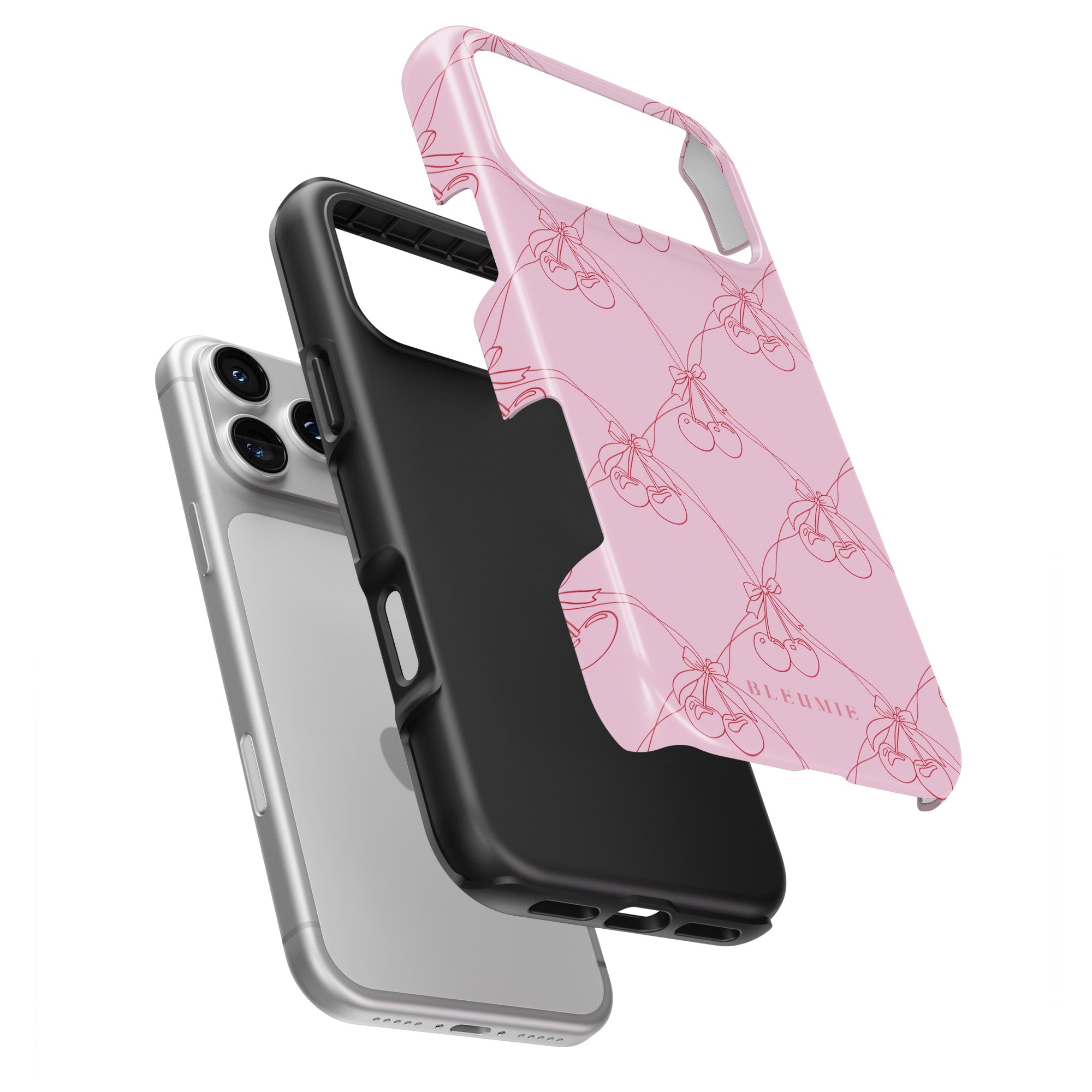 Romantic Cherry Bows Tough Phone Case
