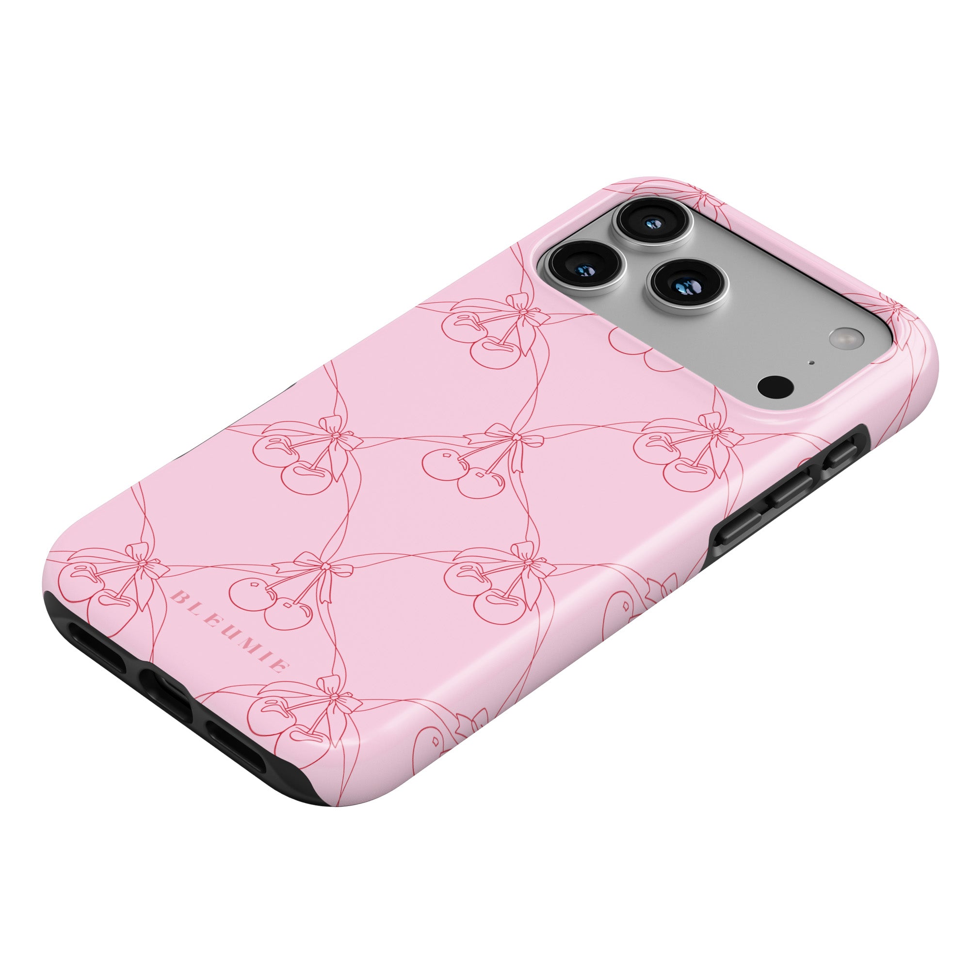 Romantic Cherry Bows Tough Phone Case