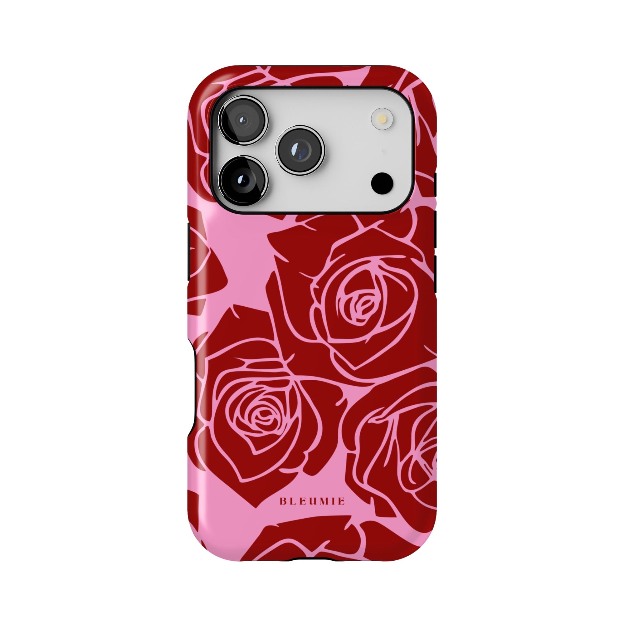 Roselle Rose Floral MagSafe Case iPhone 17 Pro BLEUMIE