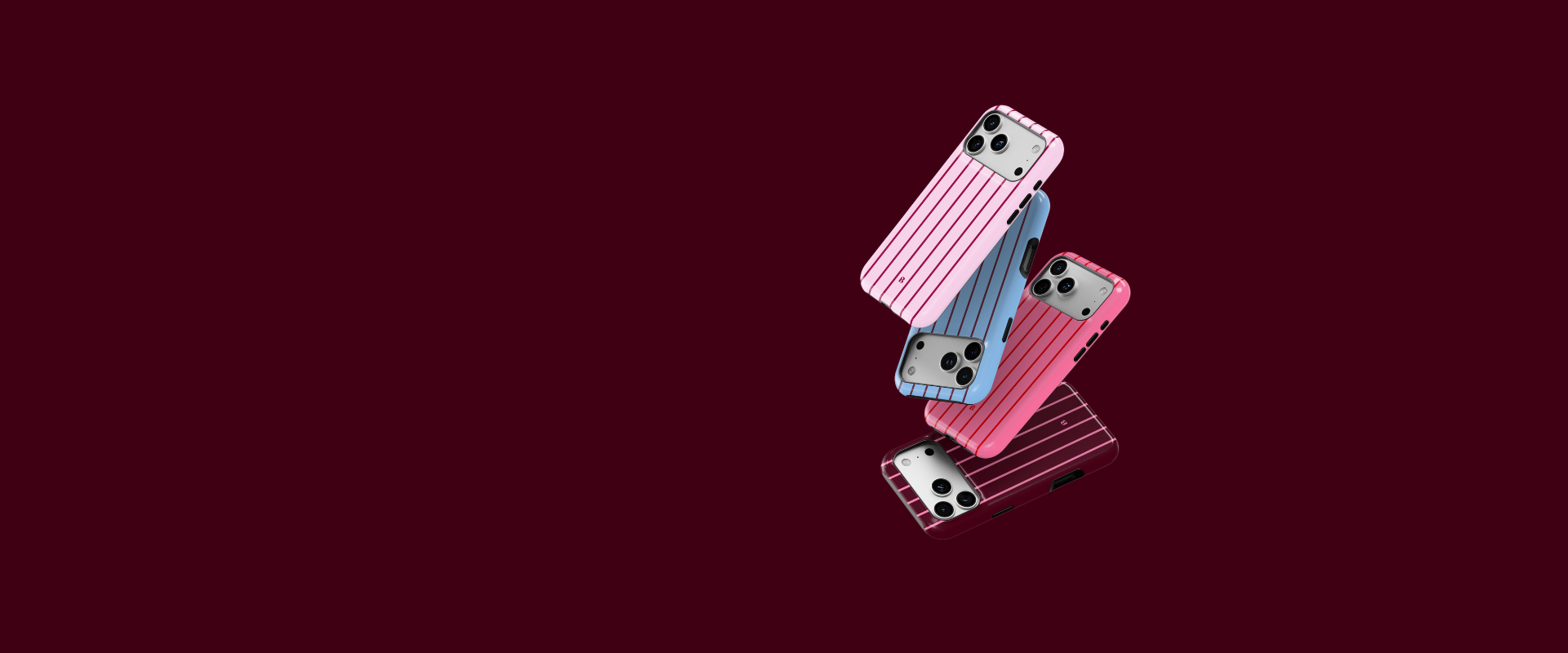 BLEUMIE - Cute Aesthetic Polka Dots, Stripe and Floral MagSafe iPhone Cases